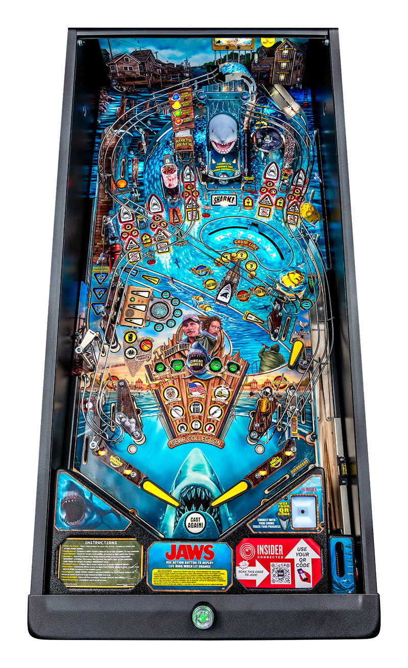 Jaws Pro Pinball Machine - Playfield Plan